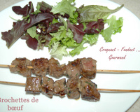 Brochettes de bœuf