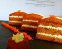 Le fameux gâteau à la carotte et aux épices.