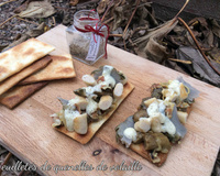 Feuilletés de quenelles de volaille