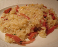 Risotto à la viande des grisons et au comté