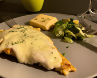 Escalope de dinde avec sa fraîcheur fromagère