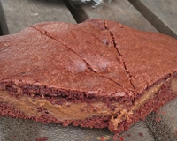 Gâteau choco carambar à la crème de caramel