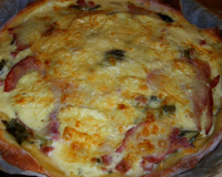 Tarte extra-légère aux poireaux