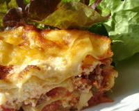 Lasagnes chèvre tomate basilic