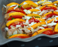 une recette légère, équilibrée et colorée....