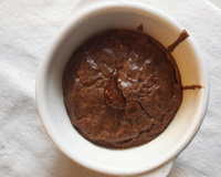 Fondant cœur chocolat