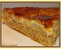 Galette des rois à la poire et pâte de spéculoos