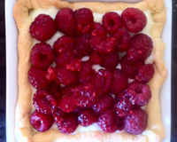 Tartelette à la framboise