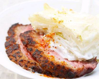 Filet de veau au paprika et gratin de pommes de terre