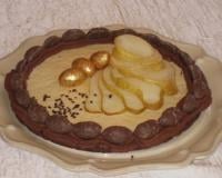 Tarte chocolat-verveine