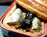 Feuilletés de sardines à l'huile façon pissaladière