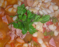 Haricots Blancs avec Jambon fumé