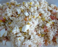 Salade de riz au thon économique