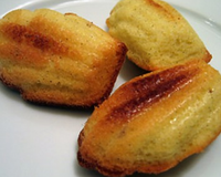 Madeleines cœur chocolat