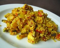 Quinoa au poulet et légumes du soleil