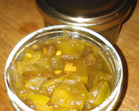 Chutney de tomates vertes