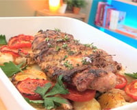 Cuisse de dinde à la moutarde