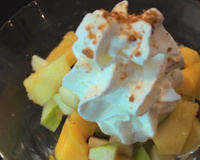Salade de fruits avec sa Chantilly par Marie