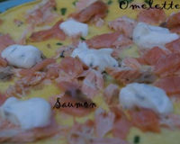 Omelette aux 2 saumons