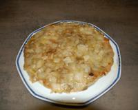 Petite tarte d'endives renversée à manger chaude ou froide.