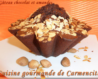 Gâteau aux blancs d'œufs chocolat-amandes