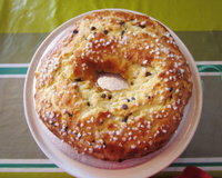 Brioche des rois aux pépites de chocolat