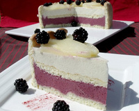 Bavarois mûre / poire