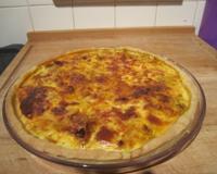 Avec une salade verte, cette quiche est parfaite pour le dîner.