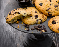 Cookies au chocolat et aux olives