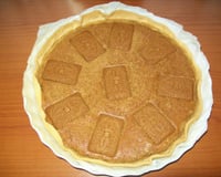 Tarte aux spéculoos