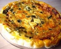 Tatin de courgettes au pesto rosso et au chèvre