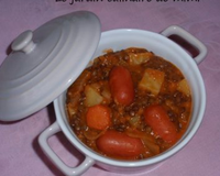 Cassolette de lentilles