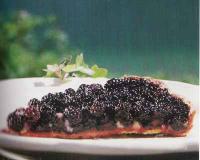 Tarte accompagnée d'une gelée à la groseille, que de fraîcheur...