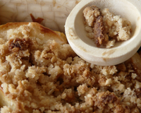 Un crumble d'été idéal après une averse