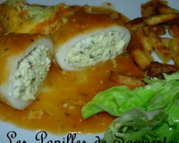 Farce ricotta parmesan et ail, très bien relevé