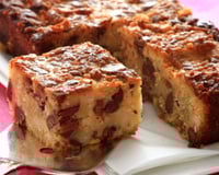 Gâteau aux pommes caramel et noix de pécan