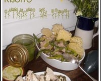 Risotto 'camminiamo nei boschi' ou promenons nous dans les bois