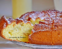 Gâteau yaourt au beurre de rhubarbe