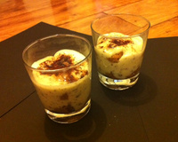 Tiramisu au chocolat au lait et chocolat noir