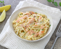 Il vous reste du saumon fumé des fêtes ? Faites cette délicieuse recette de pâtes avec  !