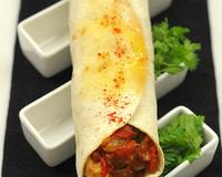 Des fajitas parfumées et onctueuses au poulet et à la ratatouille.