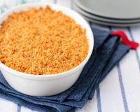 Un délicieux crumble constituant un repas complet et surtout un bon moyen pour faire manger du poisson aux enfants.