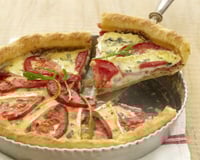 Tarte gourmande à la tomate et au Bresse Bleu