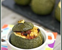 Courgettes farcies au boulgour