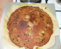 Gâteau à la noisette poire et chocolat