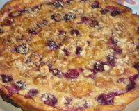 Tarte au cerises aux parfums de speculoos ! Une recette simple et bonne....