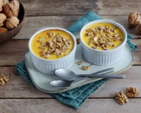 Flans de Butternut au bleu et aux Noix du Périgord AOP