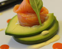 Avocat au saumon fumé