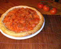 Tarte au thon et aux tomates classique