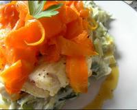 Cette marinade réalisée avec un vinaigre au jus de mandarine apporte de la fraîcheur et une pointe d'acidité à votre poisson. Une recette proposée par Joëlle du blog…